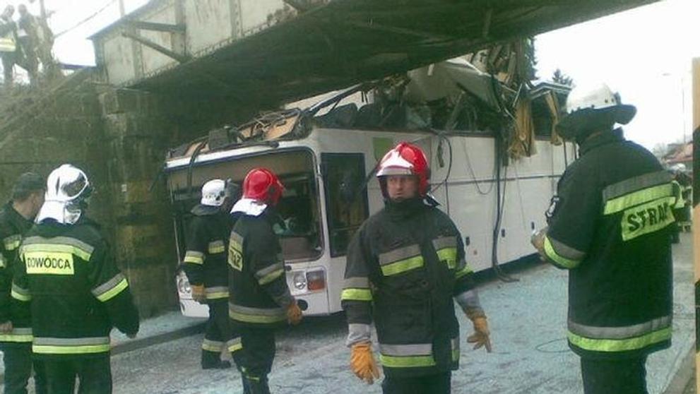 Nehoda autobusu v Polsku
