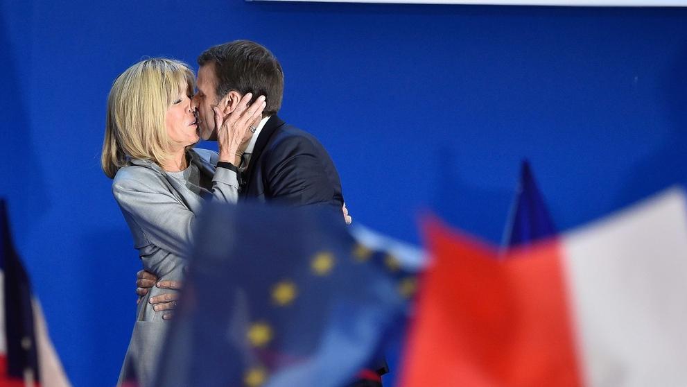 Emmanuel Macron a Brigitte Trogneux - 1
