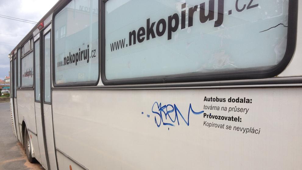 Odstavený autobus - Smíchov - 6
