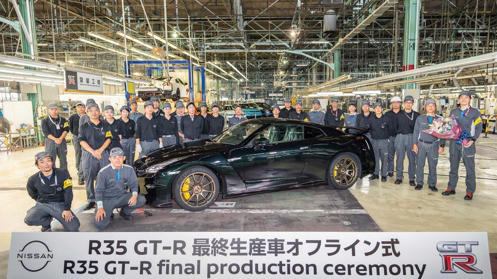 Poslední vyrobený Nissan GT-R R35