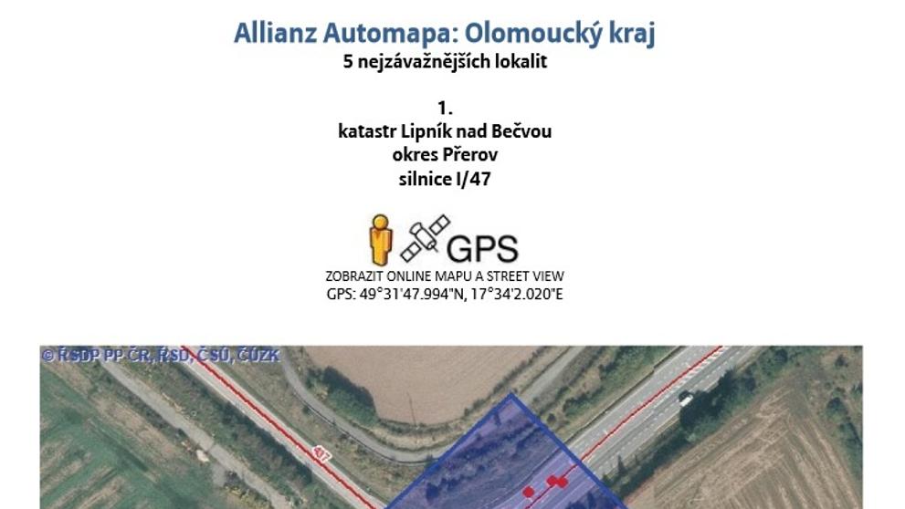 Silnice smrti v Olomouckém kraji - 1