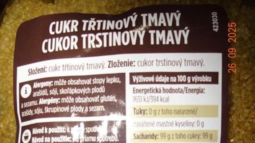 Cukr Třtinový tmavý 500g (2)