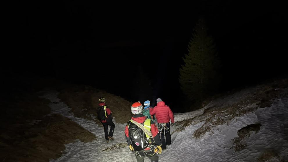 Záchrana českého turisty na Malé Fatře
