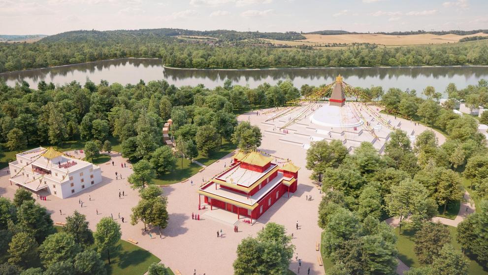 Na Kladensku vyroste buddhistická stavba - 3