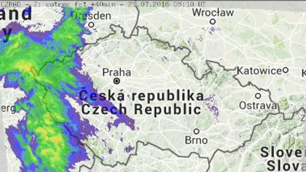 Meteorologický radar 10:40