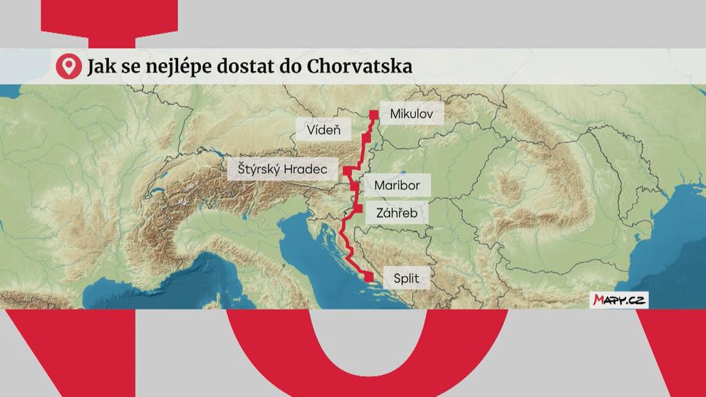 Cesta do Chorvatska