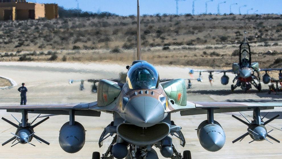 Stíhačka F-16 izraelského letectva