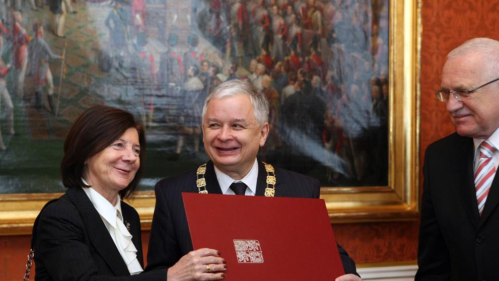 Kaczynski na návštěvě ČR-2