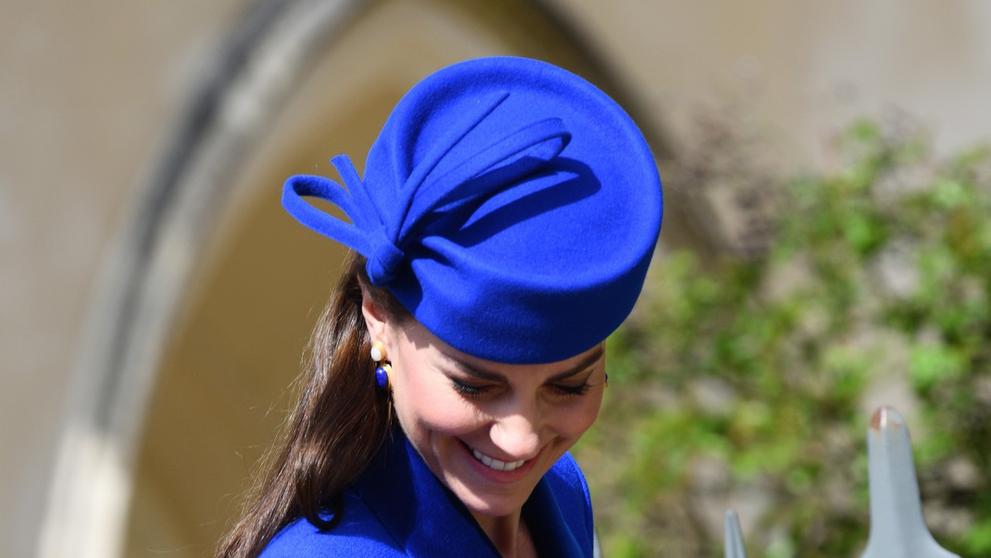 Královská rodina oslavila Velikonoce na hradě Windsor, Kate, Charlottec