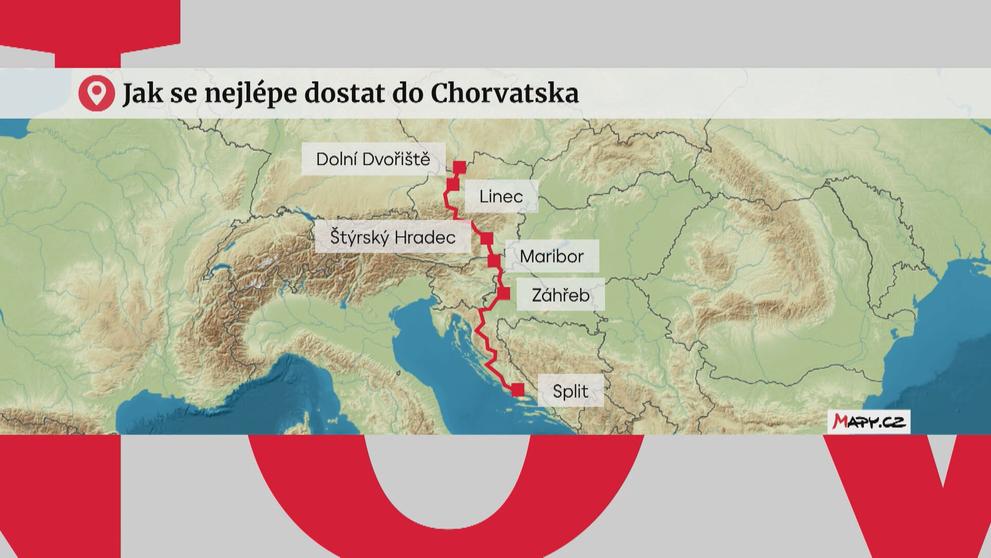 Cesta do Chorvatska