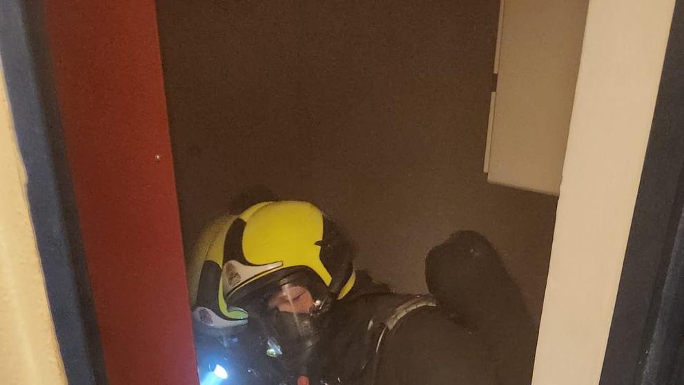 Požár v hotelu v Praze