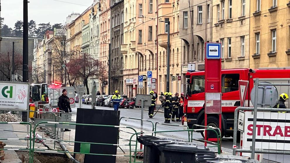 Únik plynu v Praze