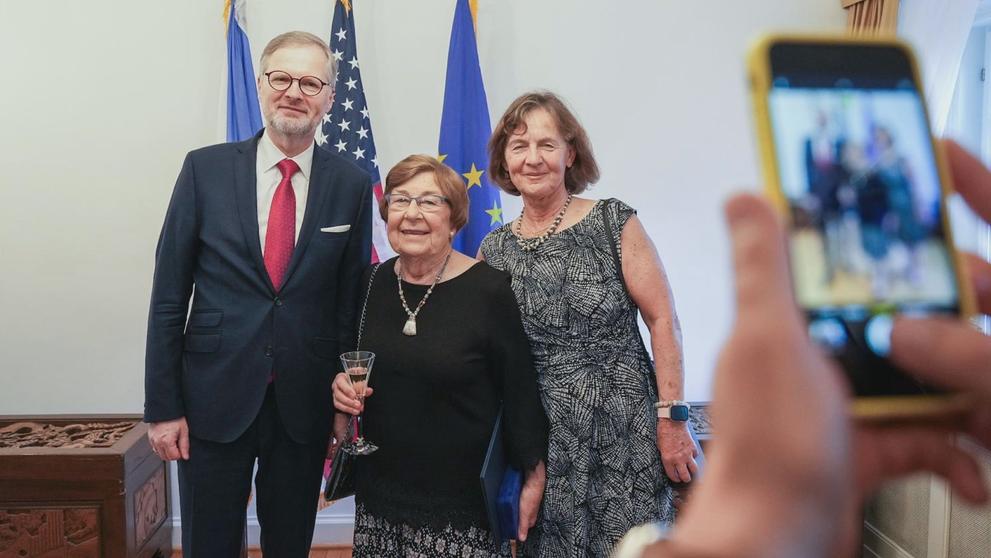 Petr Fiala a Jana Kánská