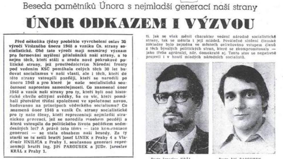 Jiří Paroubek a jeho obhajoba Vítězného února 48 - 2