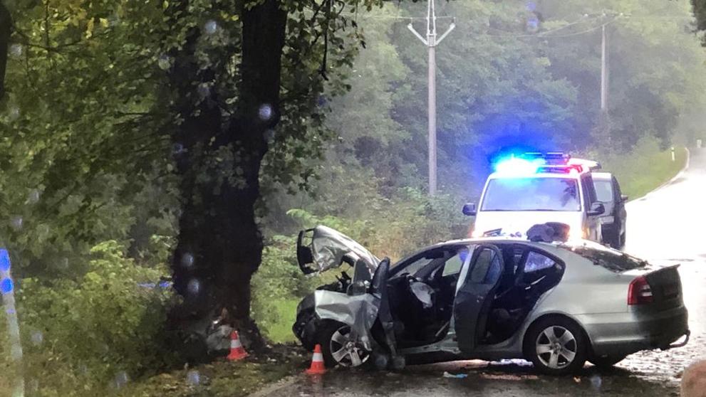 Dopravní nehoda u Vyššího Brodu