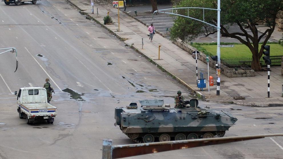 Armáda v Zimbabwe obsadila státní televizi - 1