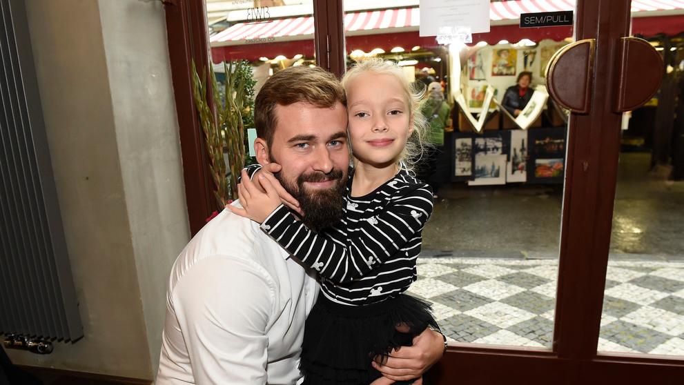 Ondřej Křivka s dcerou Rachel