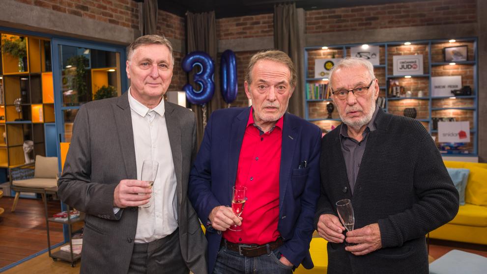 30 let TV Nova: Václav Tittelbach, Martin Severa, Zbyněk Merunka