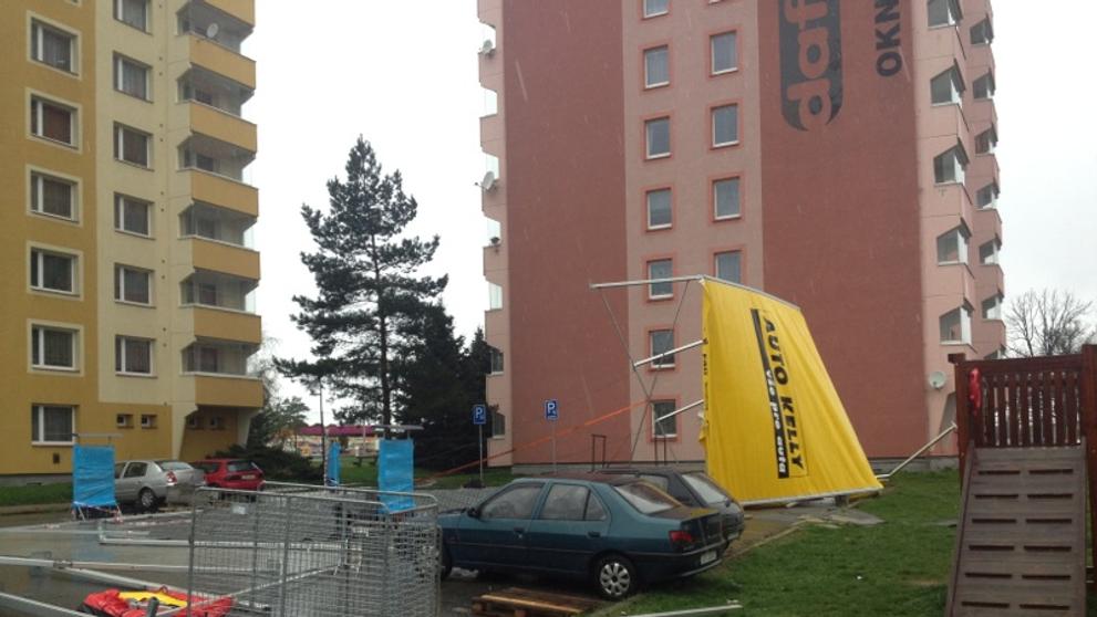 Zranění dělníci v Jihlavě