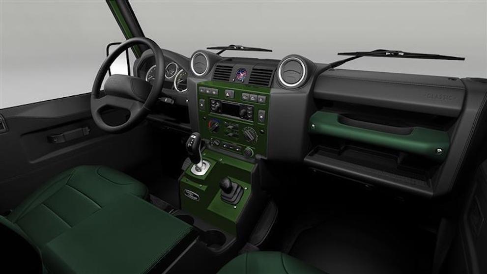 Classic Defender V8 ve stylu vozu Winstona Churchilla