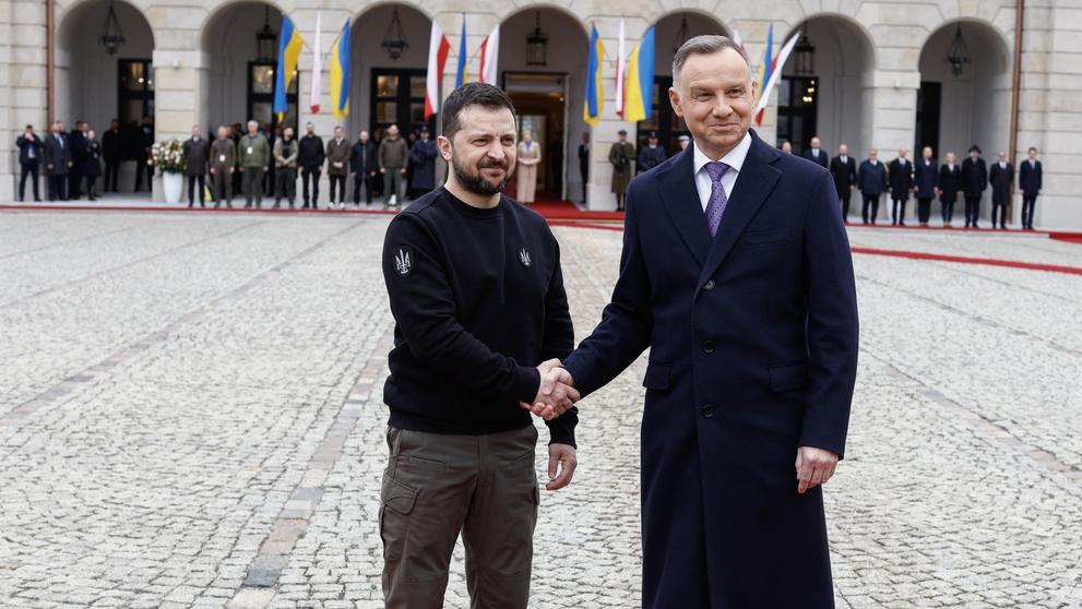 Volodymyr Zelenskyj v Polsku