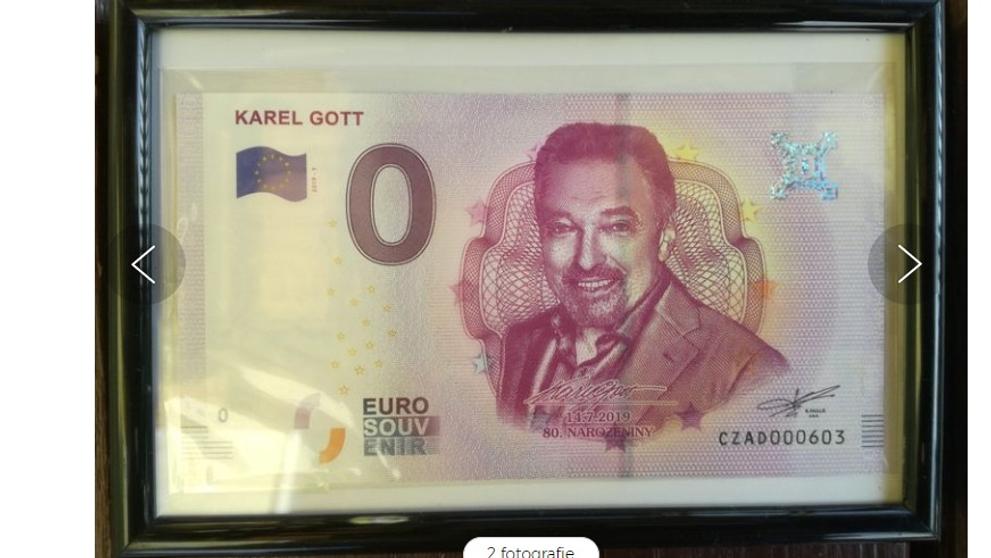 Bankovka s Karlem Gottem na bazaru - 4