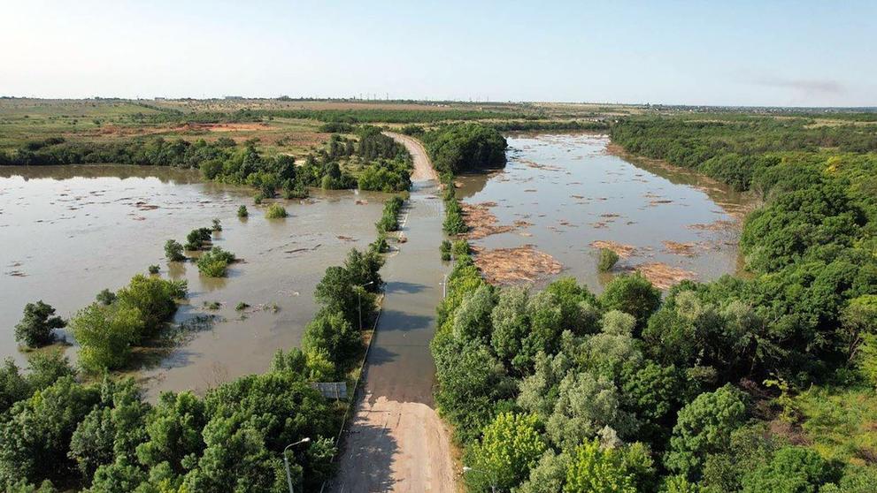 Zaplavená Chersonská oblast