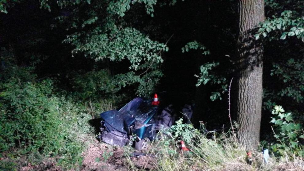 Tragická nehoda osobního automobilu na Písecku - 1