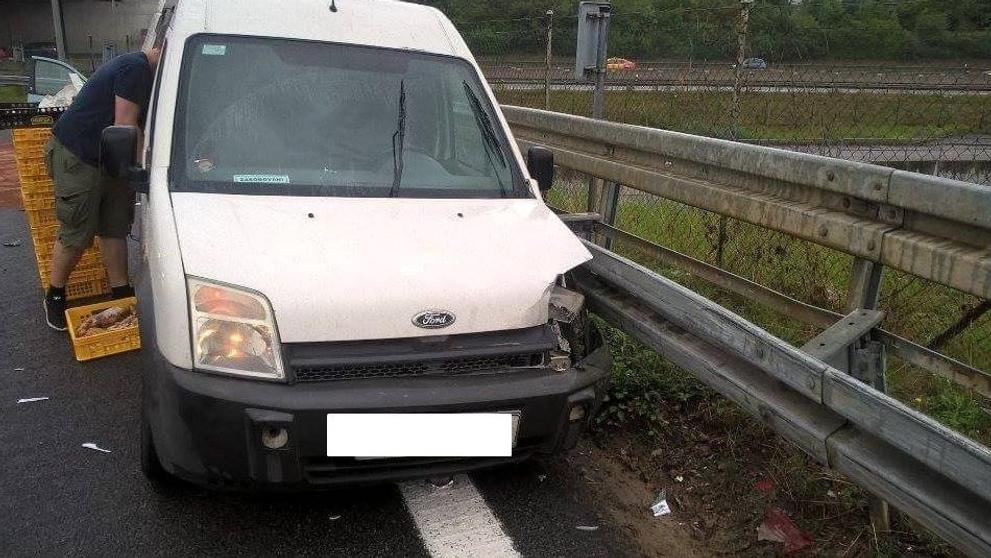 Zranění policisty při vyšetřování nehody na Pražském okruhu - 1
