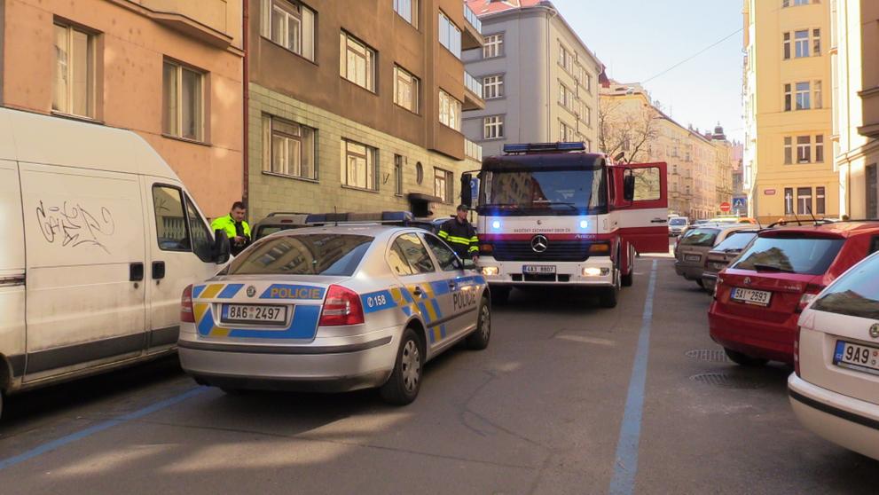 Pád z pátého patra v Holešovicích - 2