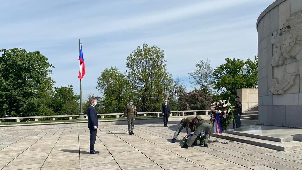 Pietní akt na Vítkově k 75. výročí konce války - 8