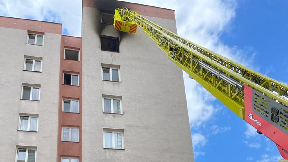 Požár v Ostravě
