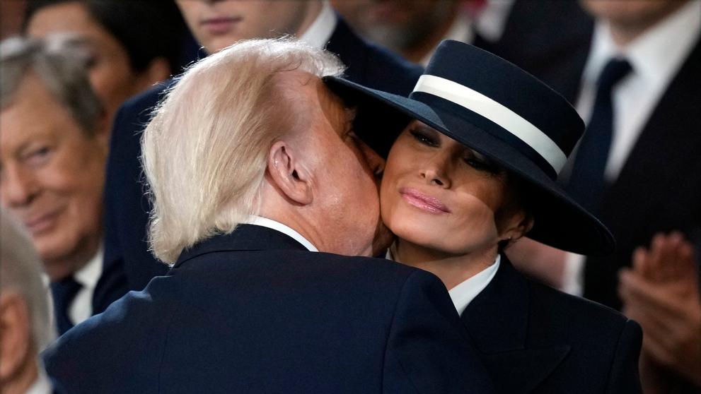 Melania Trumpová na inauguraci