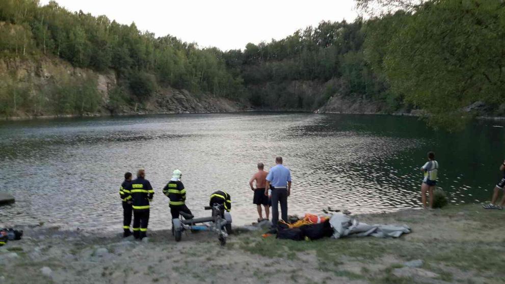 Záchrana zraněné osoby na Přerovsku - 2