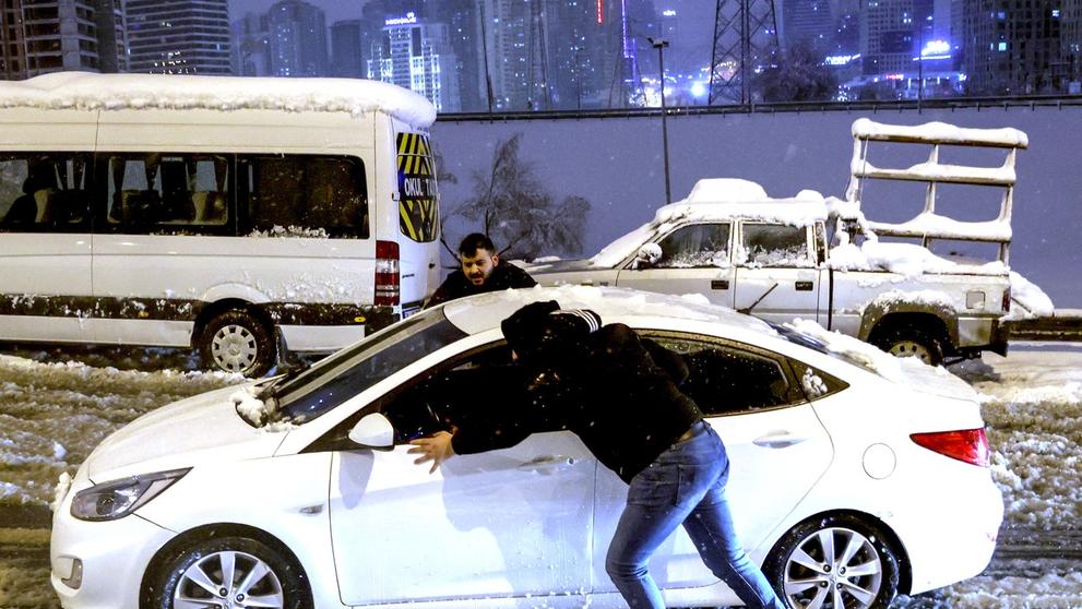 Sníh v Istanbulu (3)