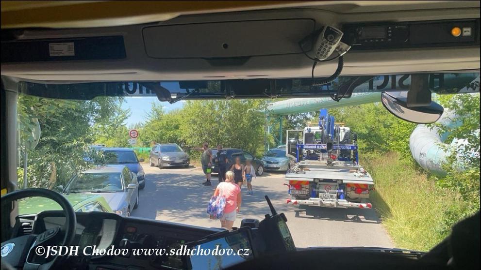 Hasiči u Bílé Vody