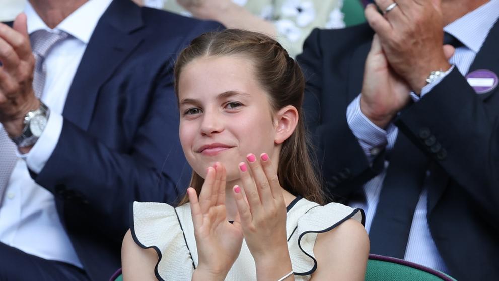 Princezna Charlotte na finále Wimbledonu 