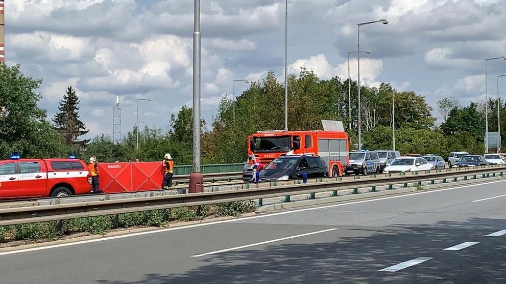 Smrtelná nehoda na D10 u Mladé Boleslavi - 3
