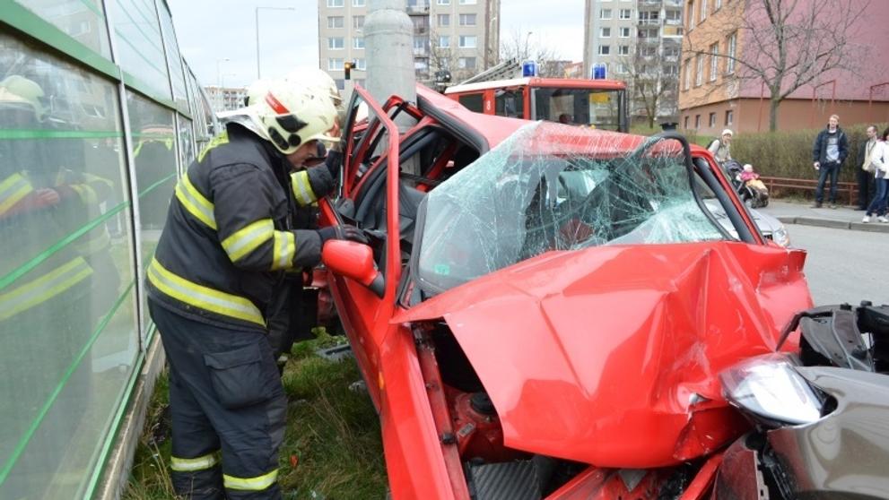 Nehoda ve Werrichově ulici v Praze - 1
