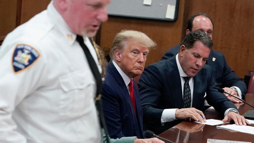 Donald Trump v soudní síni