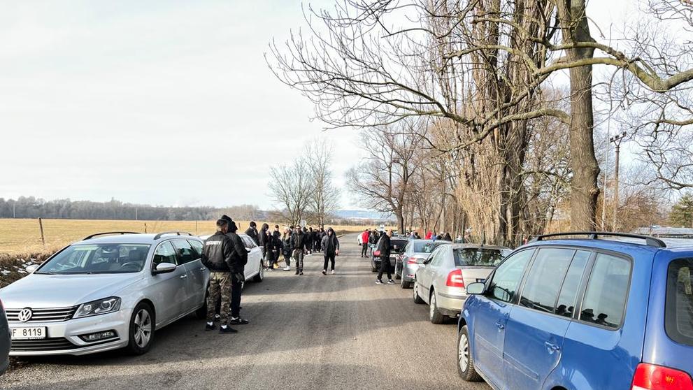  Protest příbuzných mrtvého vězně (1)