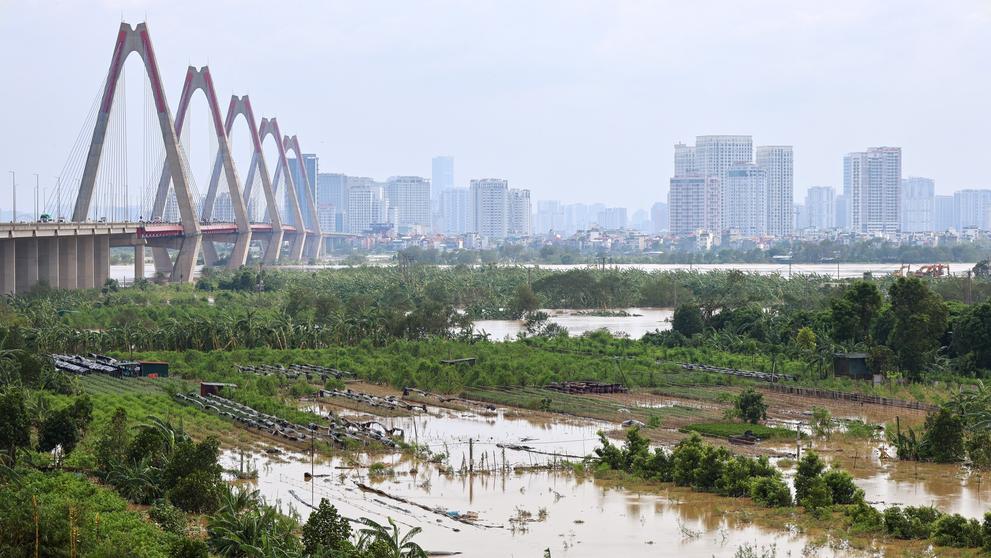 Záplavy ve Vietnamu, 12. 9. 2024 Hanoi (2)