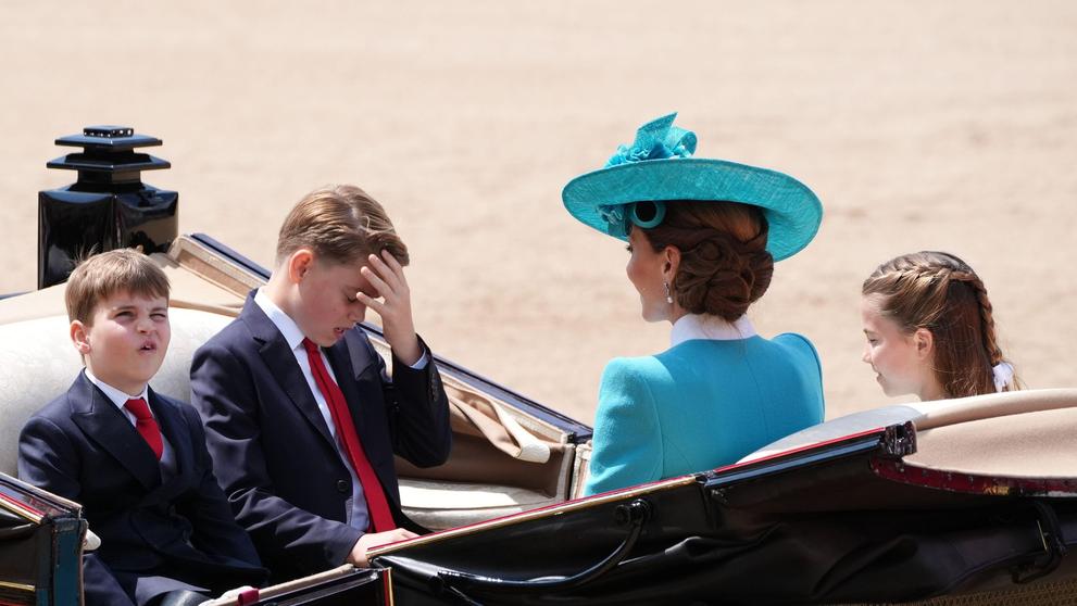 George a Louis na oslavě Karla III. (14. 6. 2025)