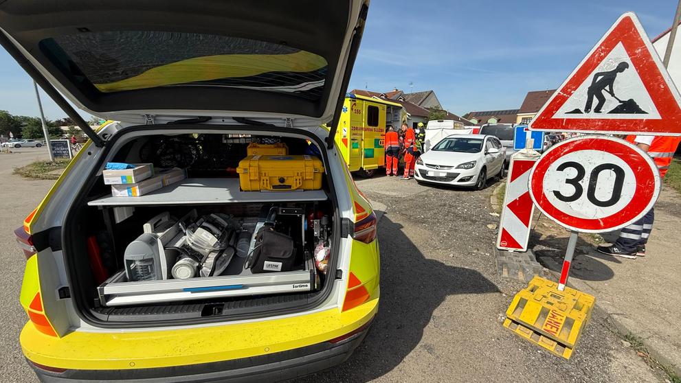 Střet vozidla s chodcem ve Veselí nad Lužnicí