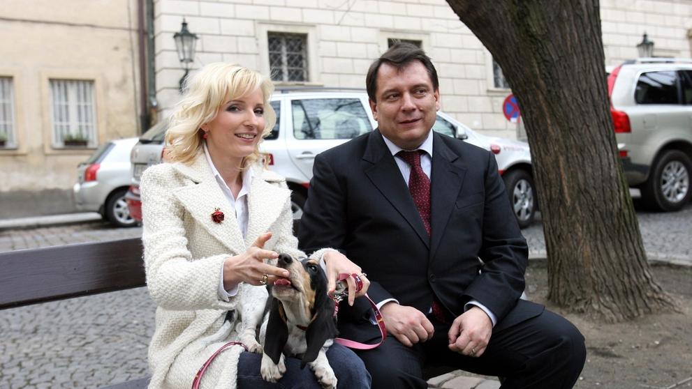 Jiří Paroubek a Petra Paroubková v roce 2008