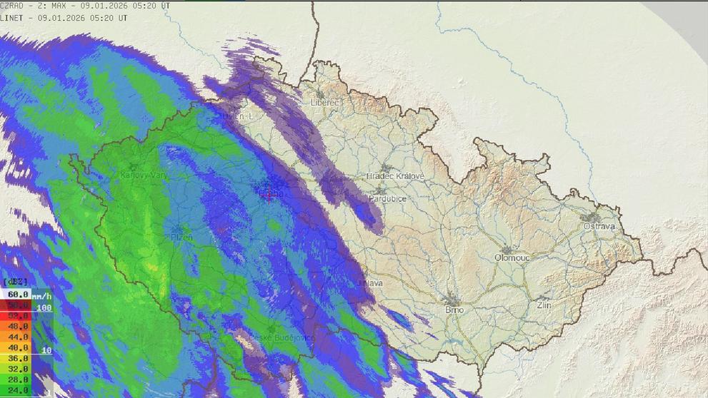 Výstraha - silné sněžení