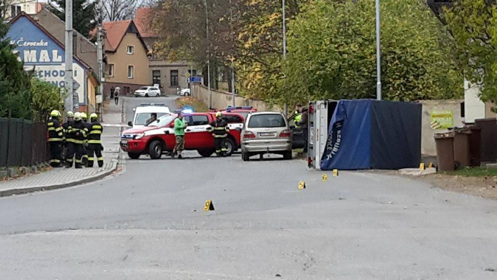 Na ženu v Hořovicích spadl přívěsný vozík - 2