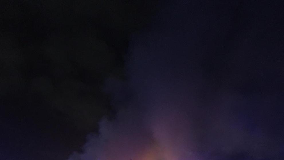 Rozsáhlý požár v pražské Voctářově ulici - 2