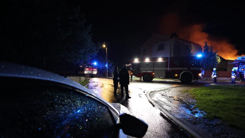 Požár na Olomoucku