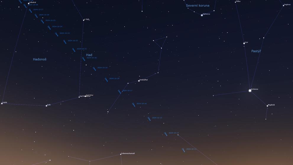 Kometa C 2023 A3 (Tsuchinshan–ATLAS) 3